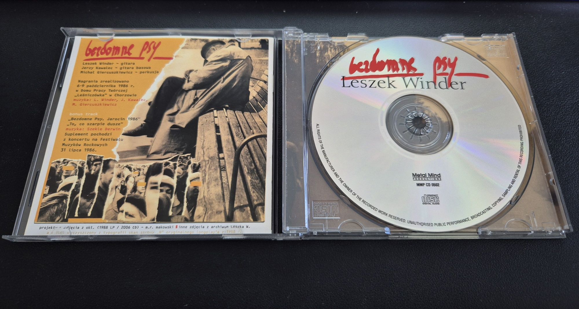 Płyta CD, Leszek Winder - Bezdomne Psy