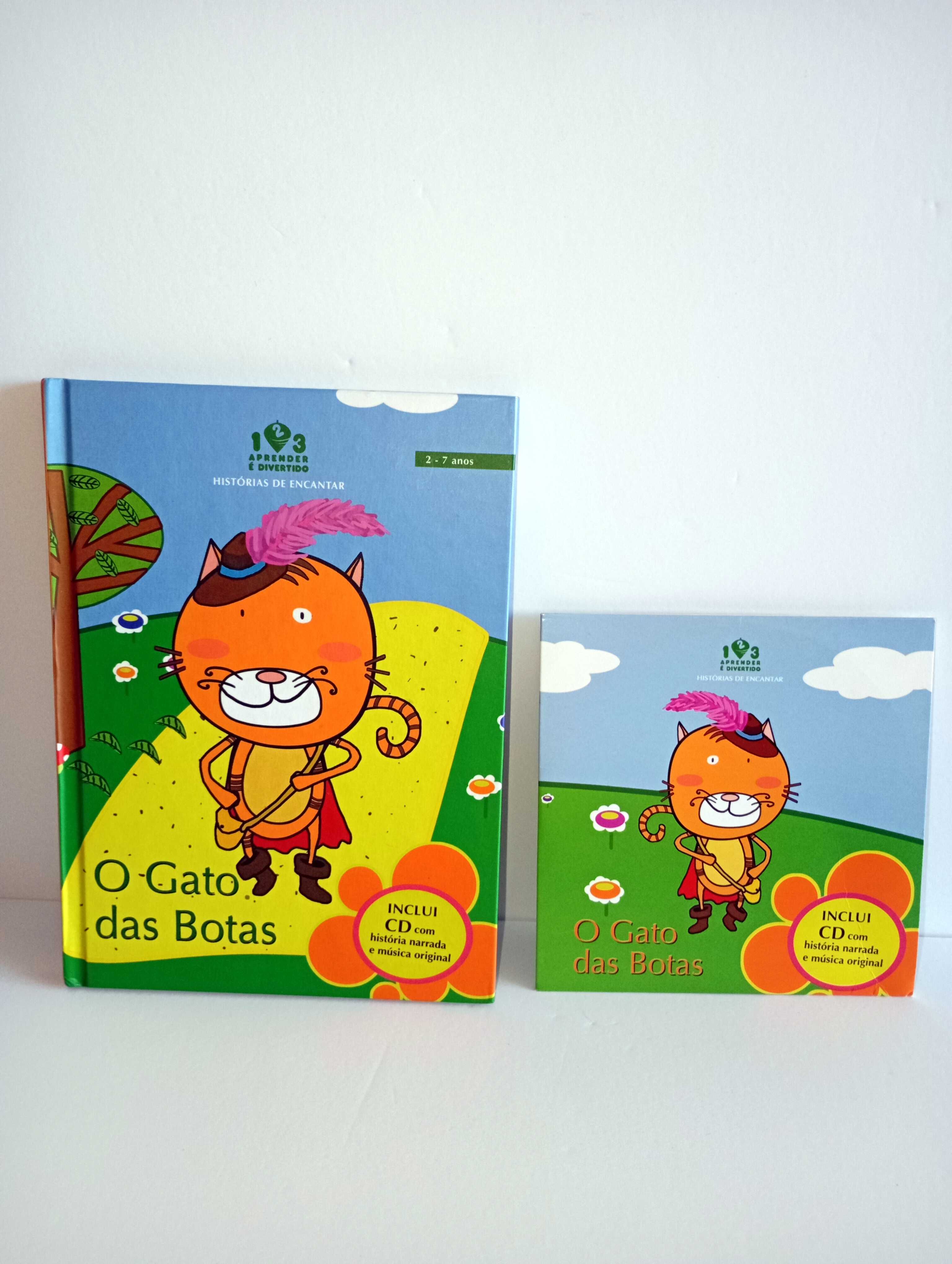 O gato da Botas Livro + CD - Coleção Histórias de encantar