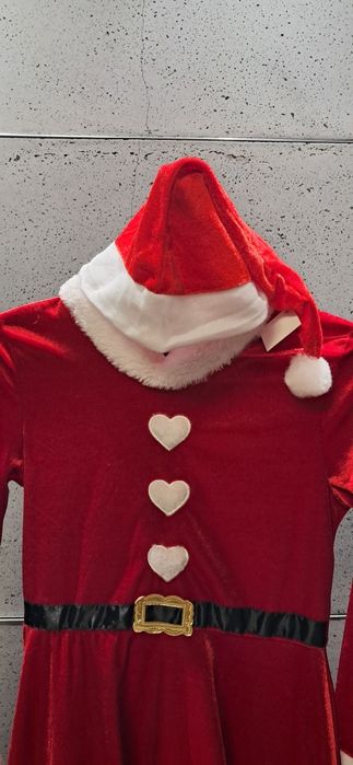 Strój przebranie kostium mikołajka