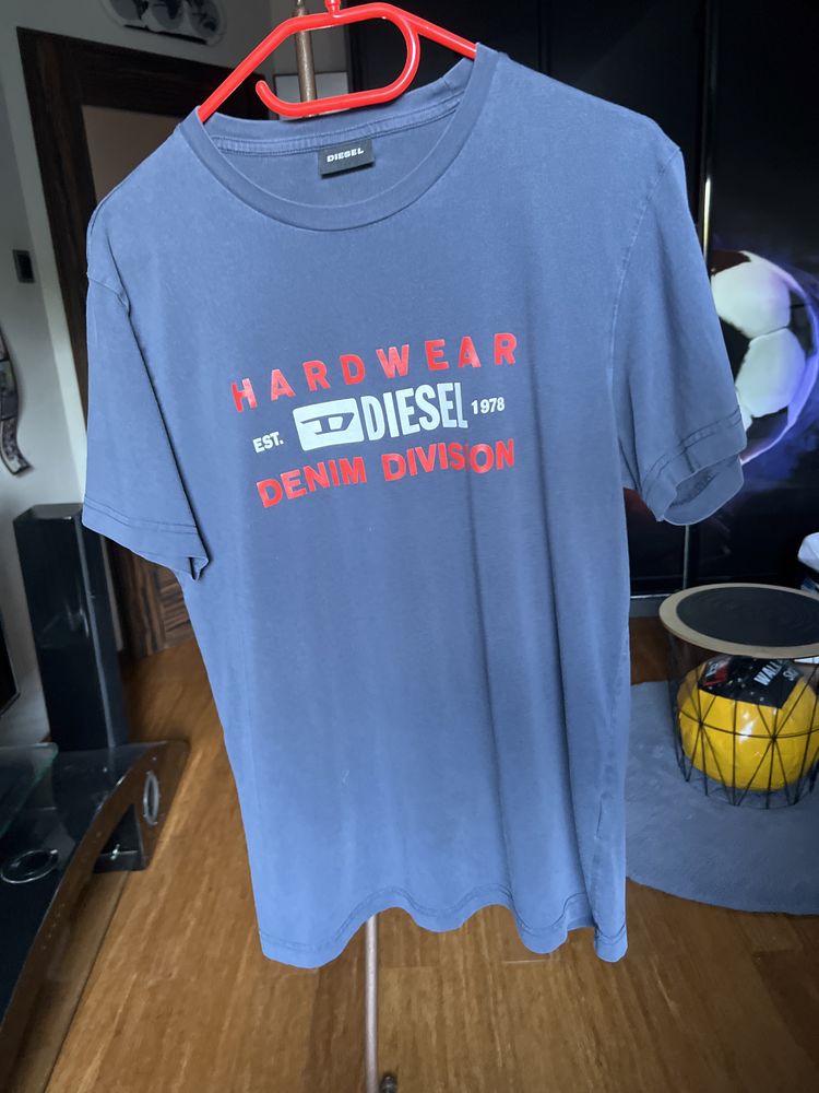 T-shirt granatowy DIESEL rozmiar L