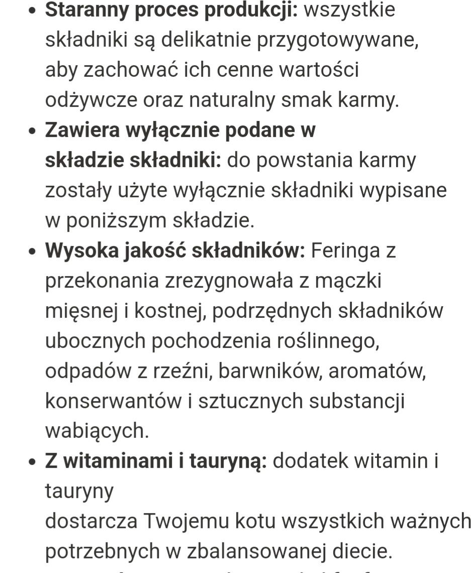 24x800g Feringa Classic Meat kurczak z pstrągiem bez ZBÓŻ Wysokiej jak