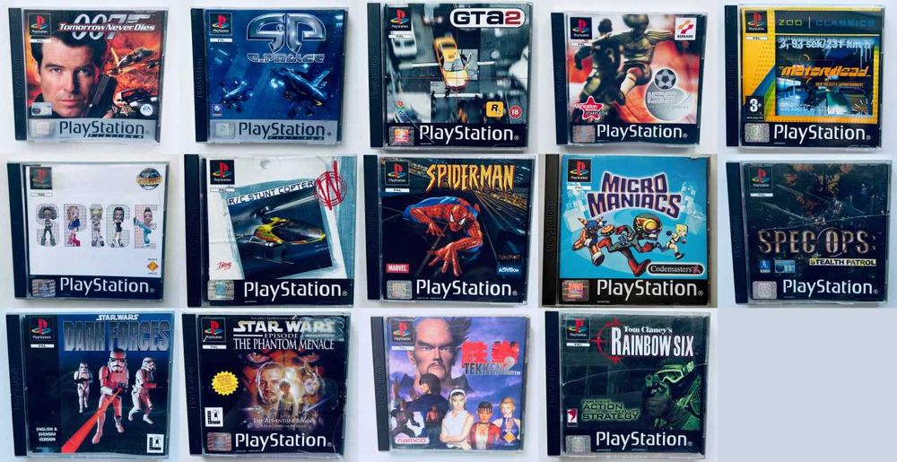 UMD-Диски для PSP, диски для PlayStation 1, картриджі PlayStation Vita