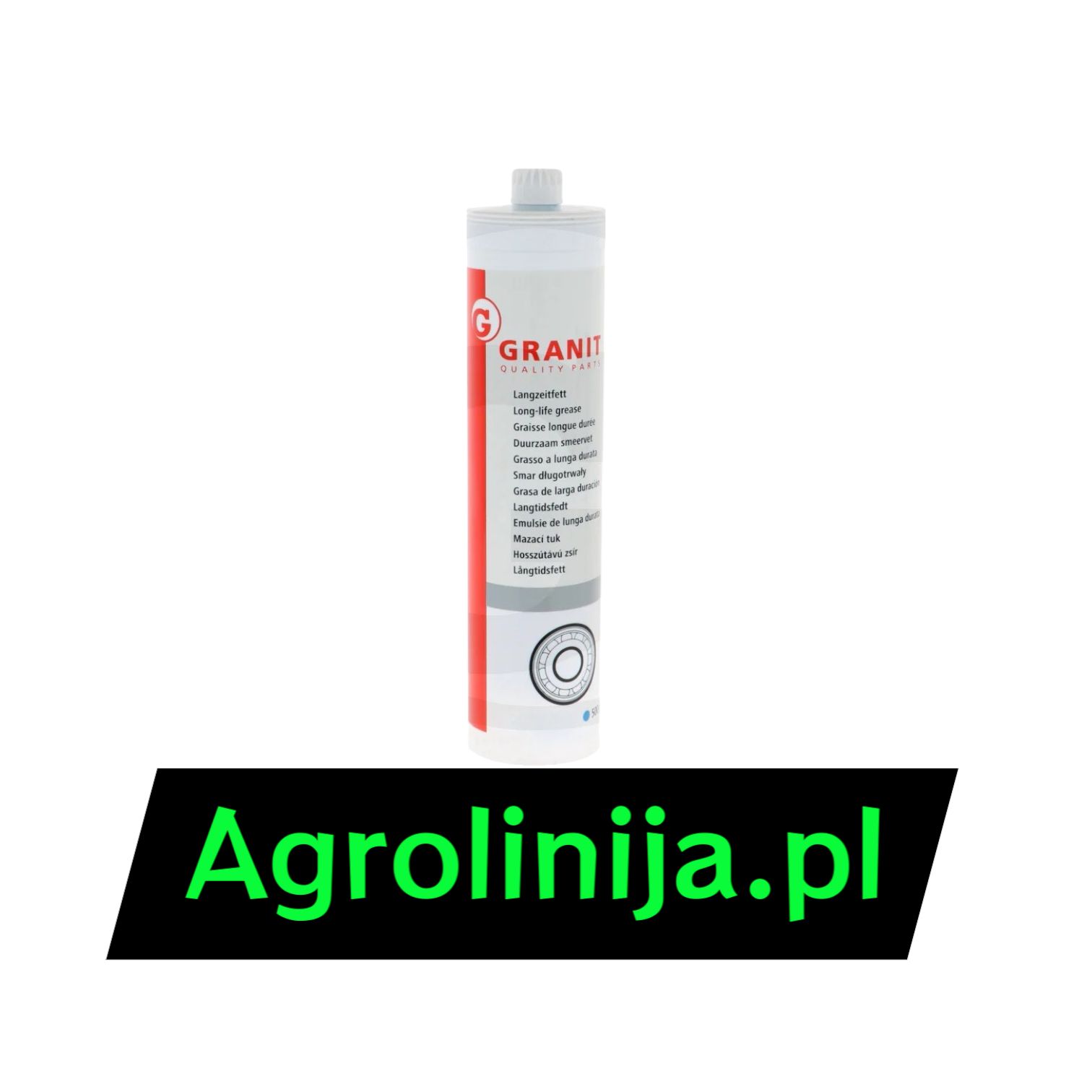 GRANIT LZR 2 Smar 500g – do maszyn, Łożysk, Osi, Długotrwała ochrona