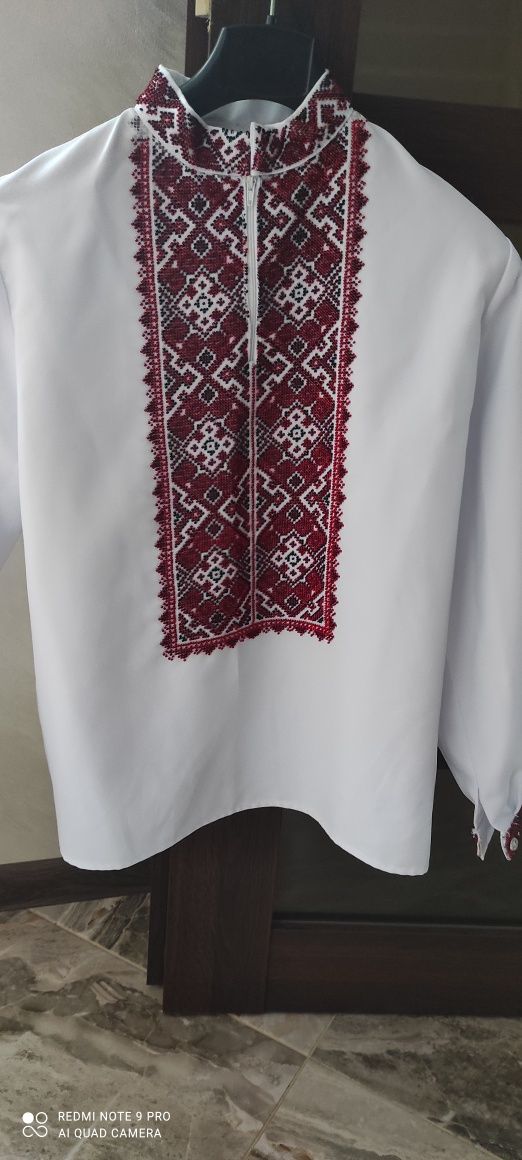 Вишита сорочка бісером для хлопчика!