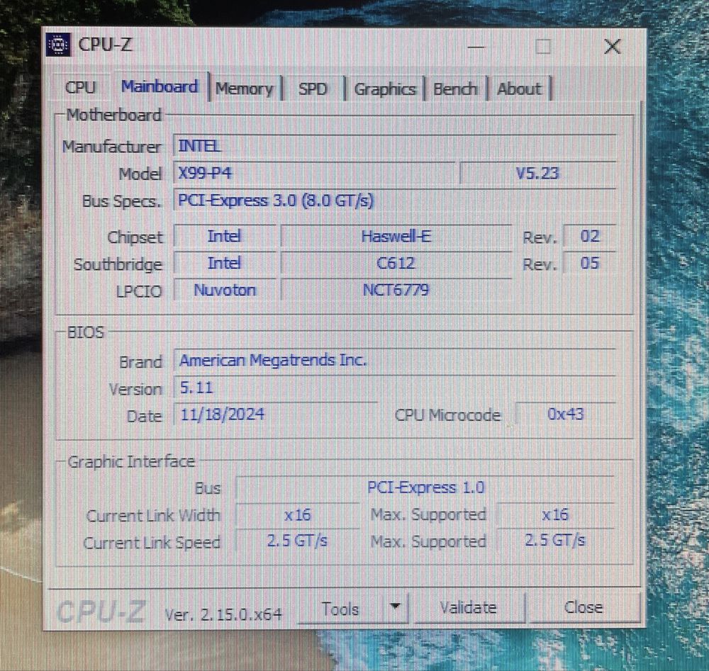 Комплект X99-P4 Xeon e5-2680v3 16GB DDR4