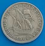 5$00 de 1966 Republica Portuguesa