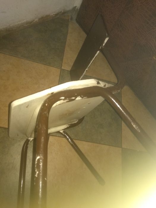 KRZESEŁKO dziecięce, krzesło, zwyżka, drabina, schody, schodki prl