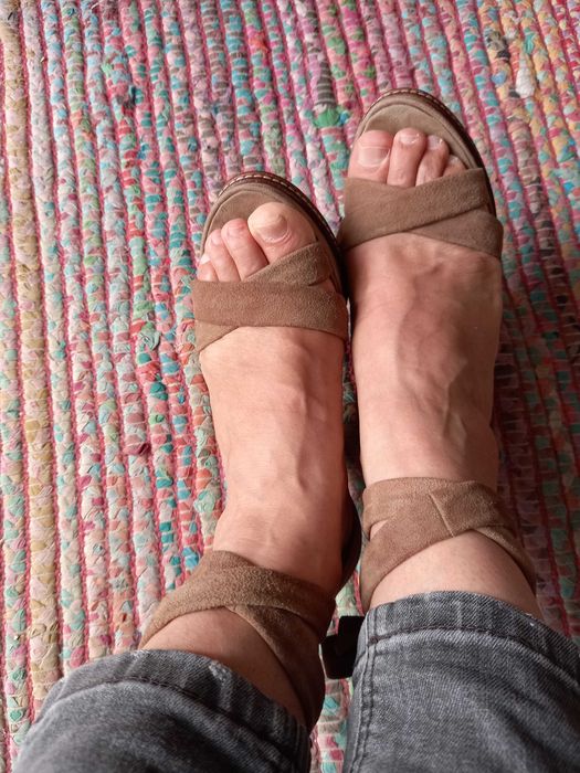 Sandálias - salto em cunha - Mer du Nord - 37