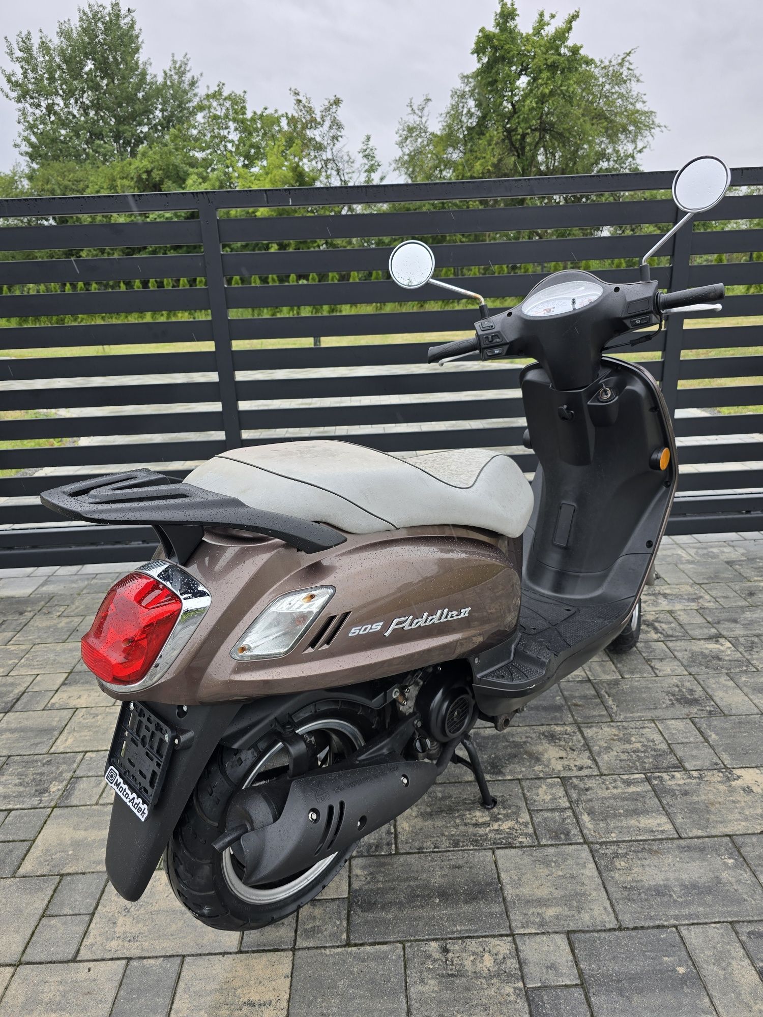 SYM Fiddle II 50cc 2018r Retro Vespa Niski Przebieg Transport Cała PL!