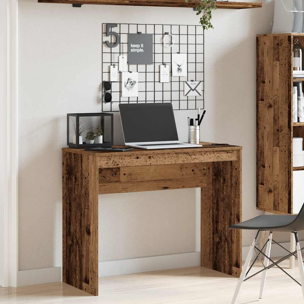 Vidaxl Biurko, Stare Drewno, 90X40X72 Cm, Materiał Drewnopochodny