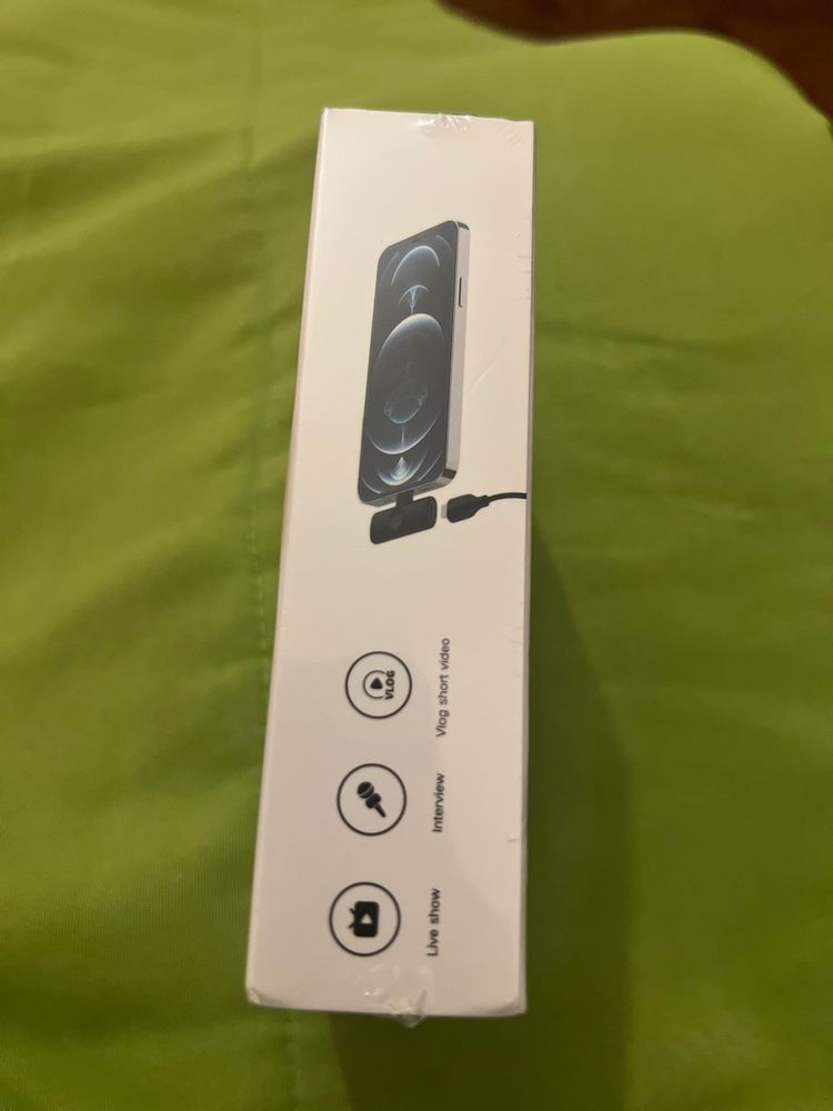 Microfone de lapela sem fio 2 em 1TipoC
