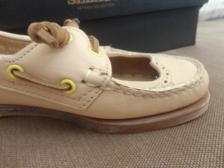 Кожаные мокасины Sebago 35 р., 36 р. , на узкую ножку