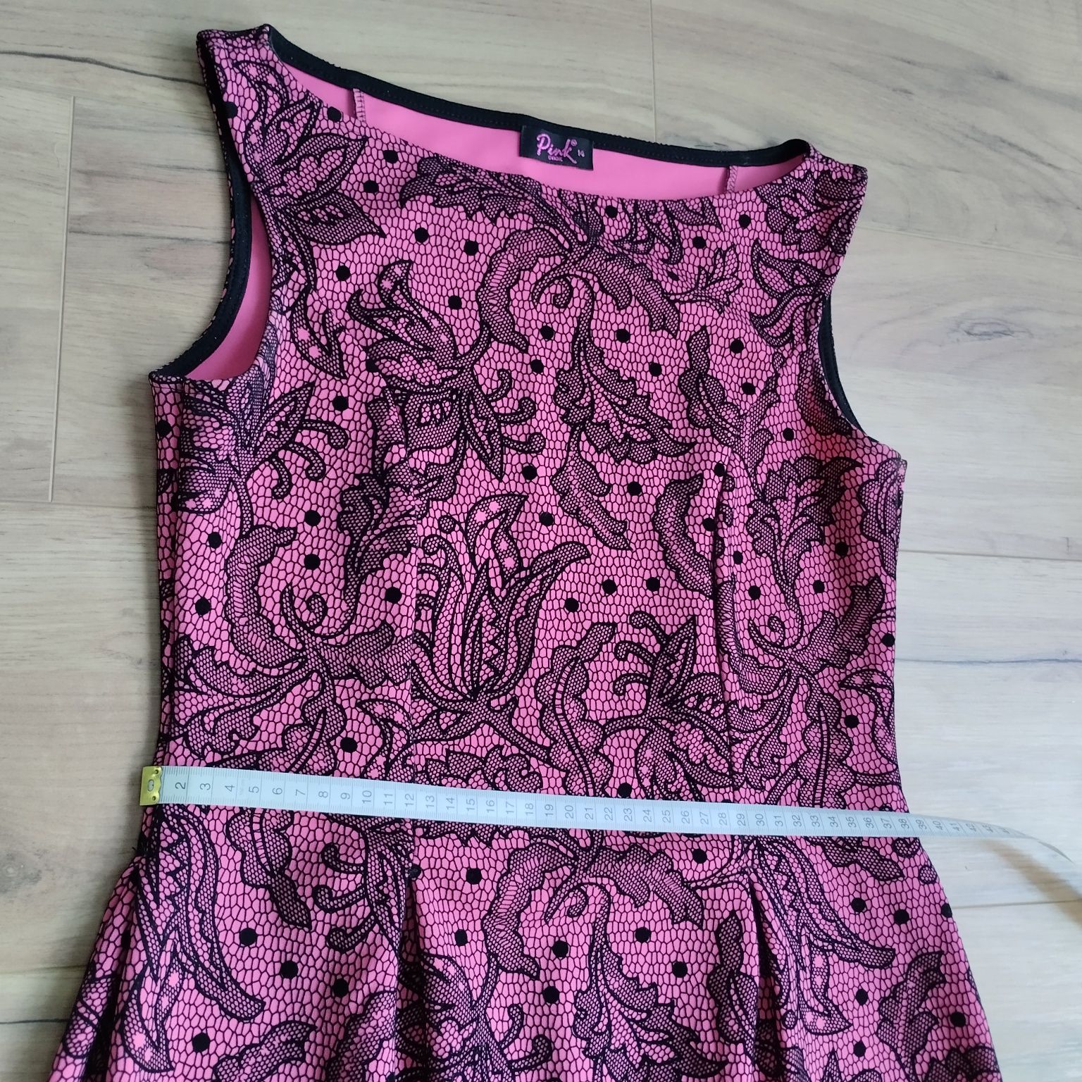 Sukienka koktajlowa Pink XL