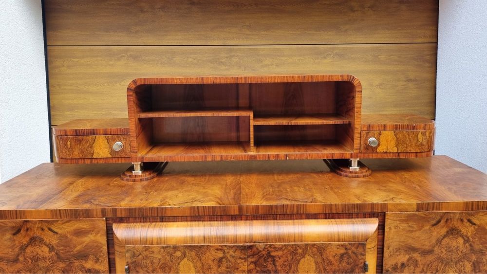 Bufet Orzechowy Art Déco Lata 30te XXw Kraków Design