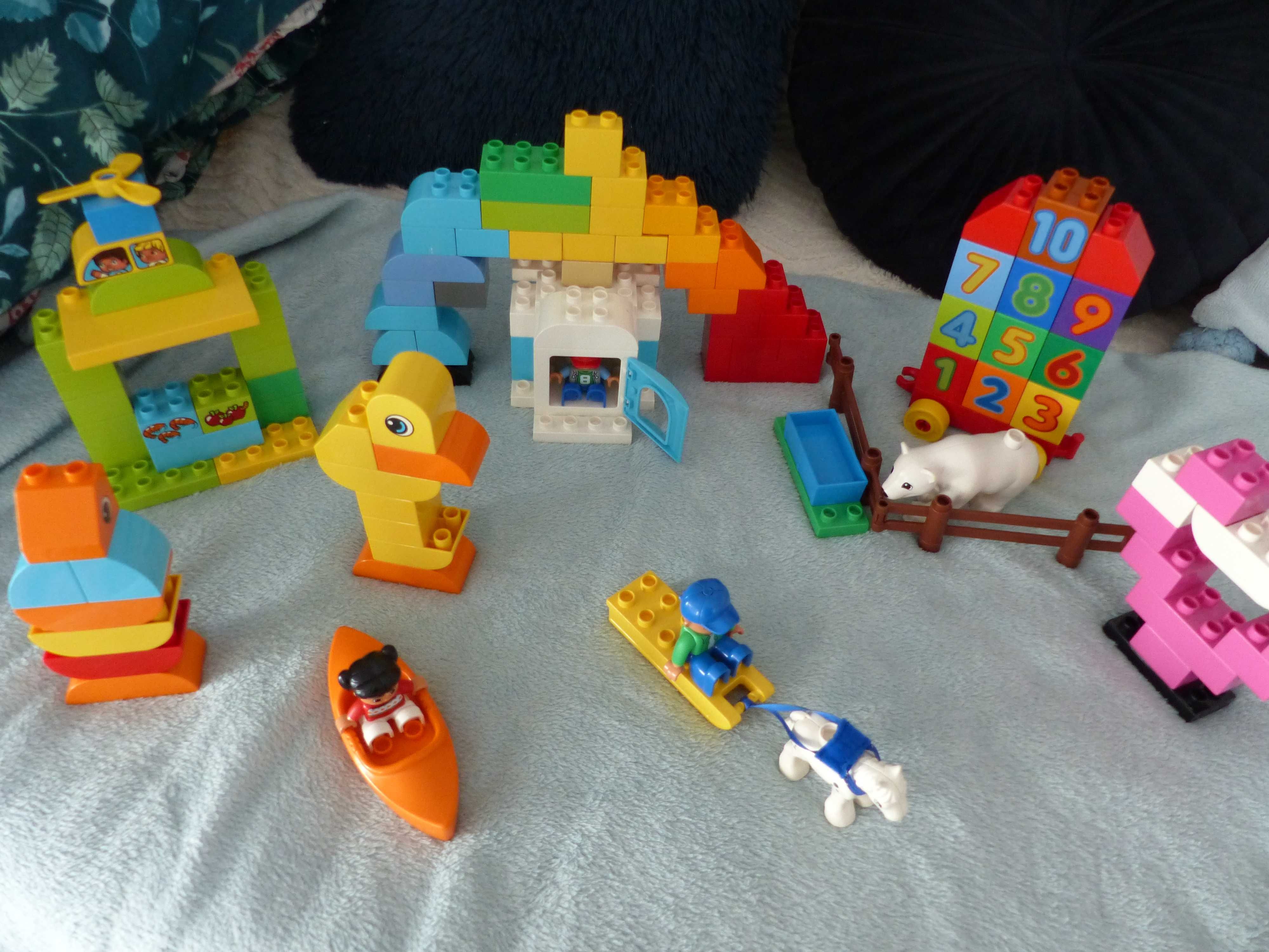 Klocki Lego Duplo (138 elementów) + torba prezent