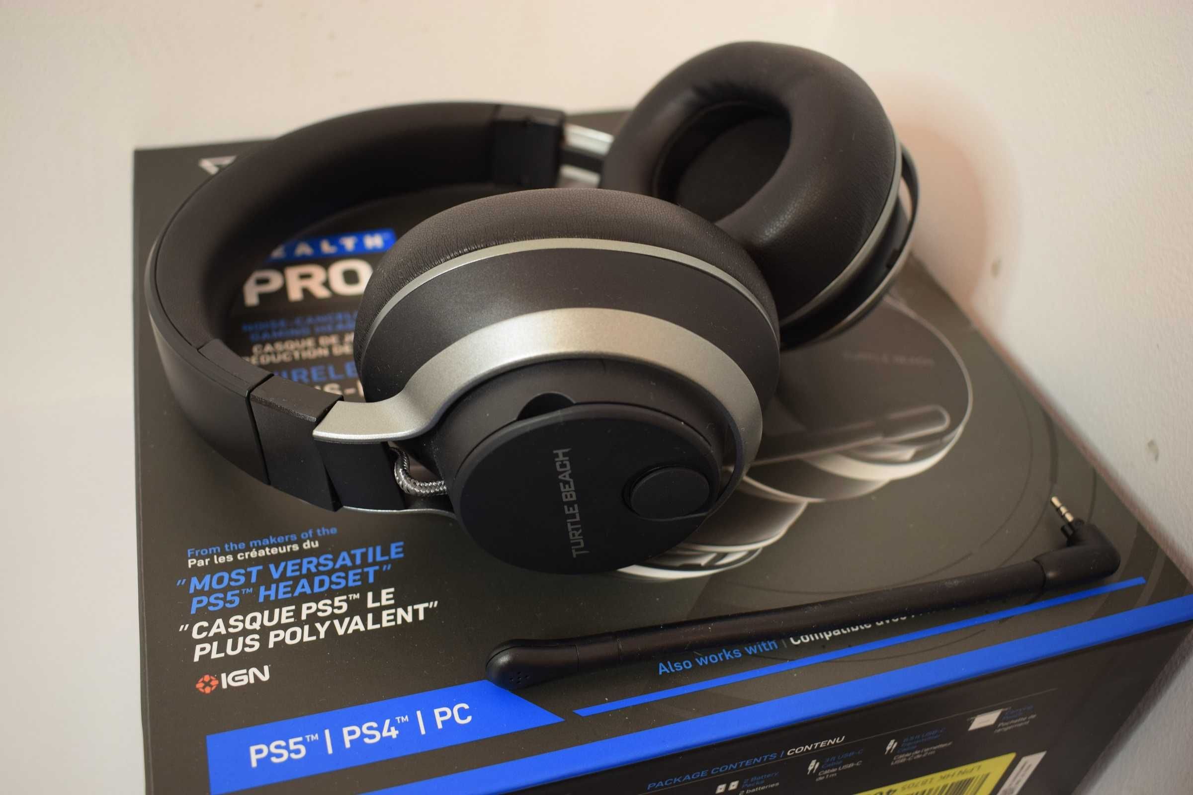 Słuchawki bezprzewodowe nauszne Turtle Beach Stealth Pro PC PS5