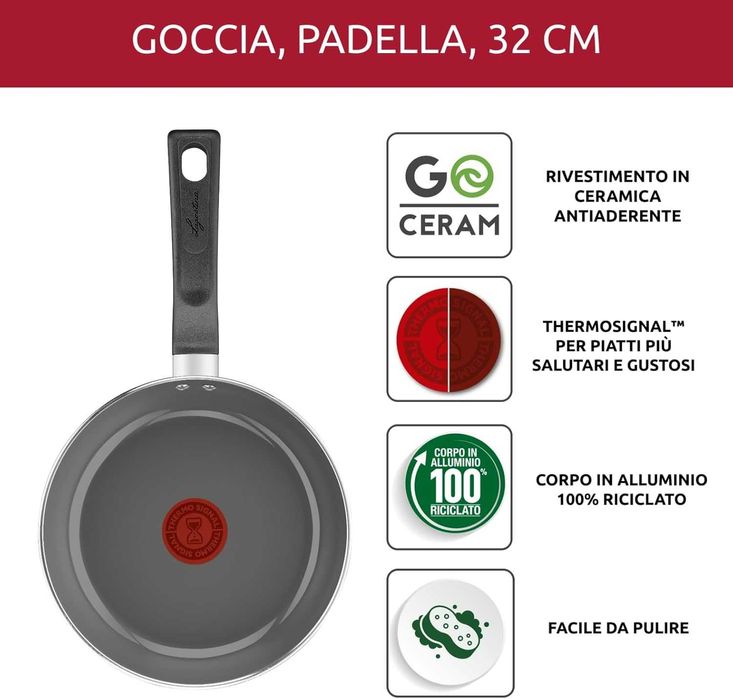 Сковорода сковорідка пательня Lagostina Goccia 32 см