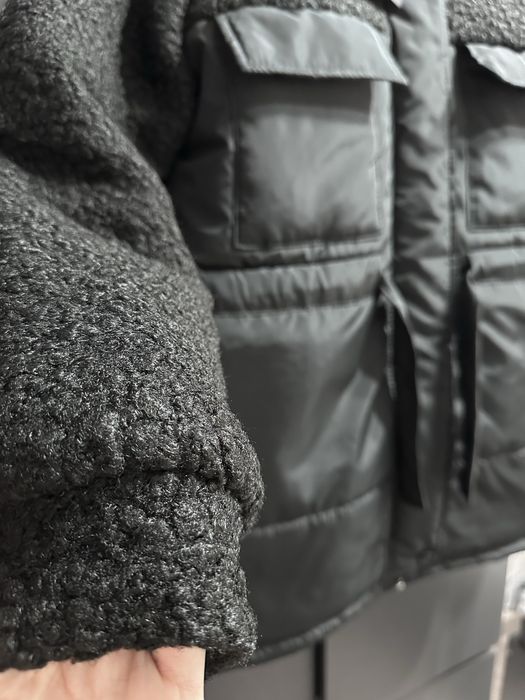 Курточка жіноча нова комбінація з овчиною розмір L