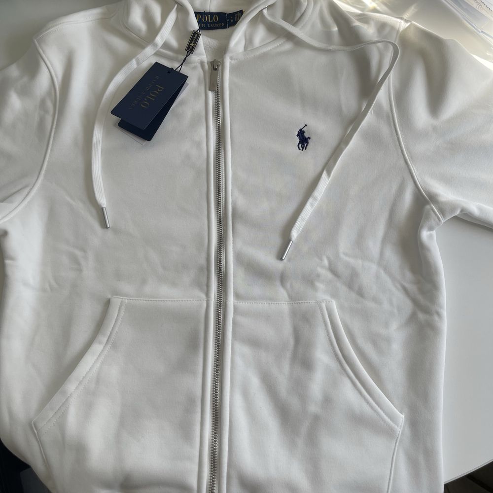 Casaco com fecho branco Polo Ralph Lauren com Fatura