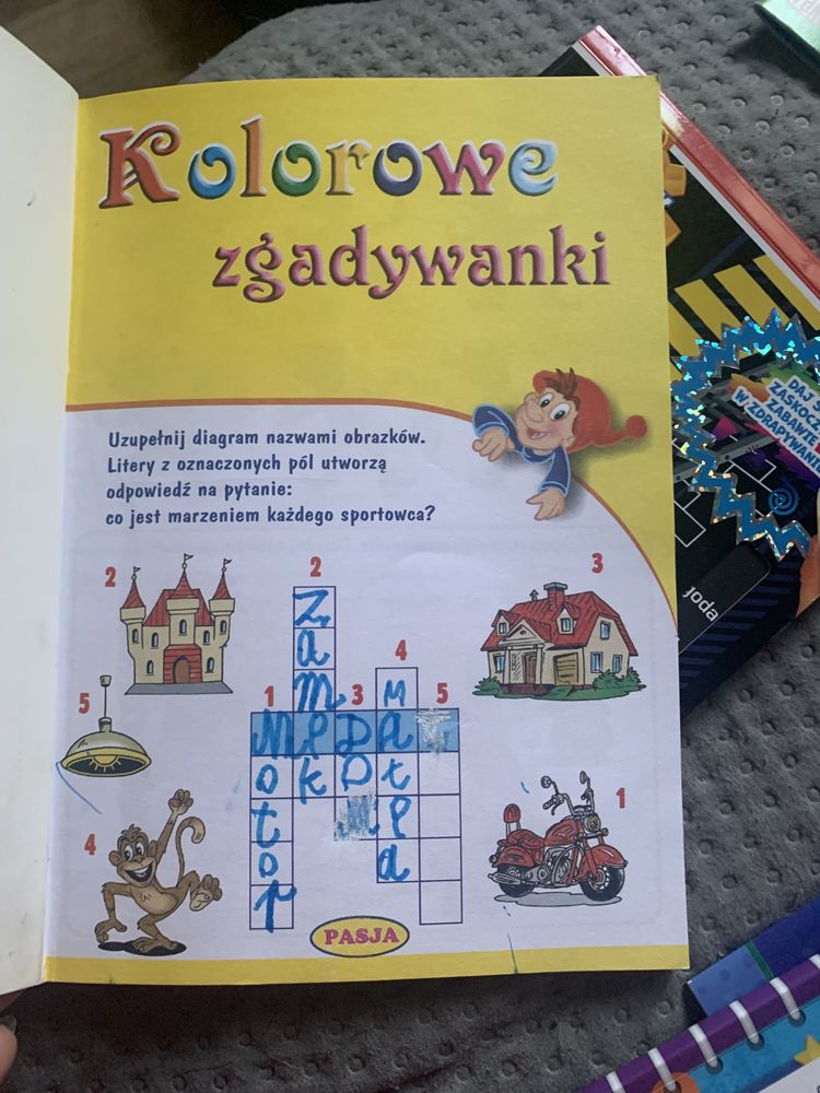 Łamigłówki Strażak Sam i inne 7 szt