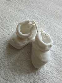 Buciki buty białe do chrztu otulacze ochraniacz pajacyk kombinezon