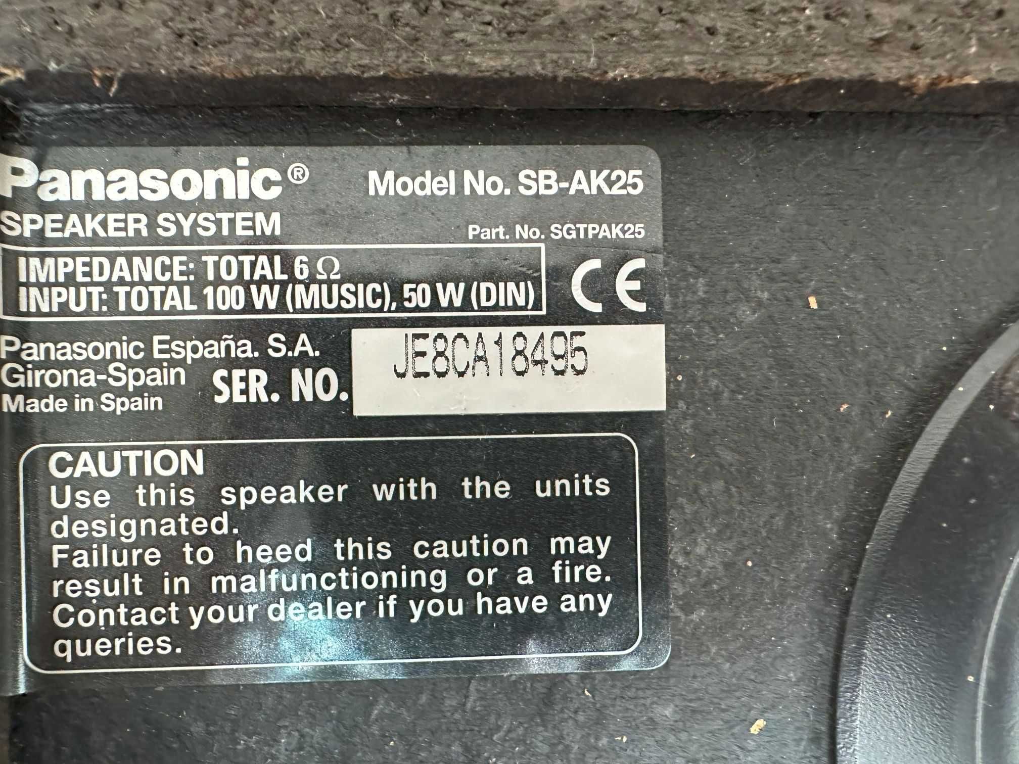 Aparelhagem Panasonic SA-AK25