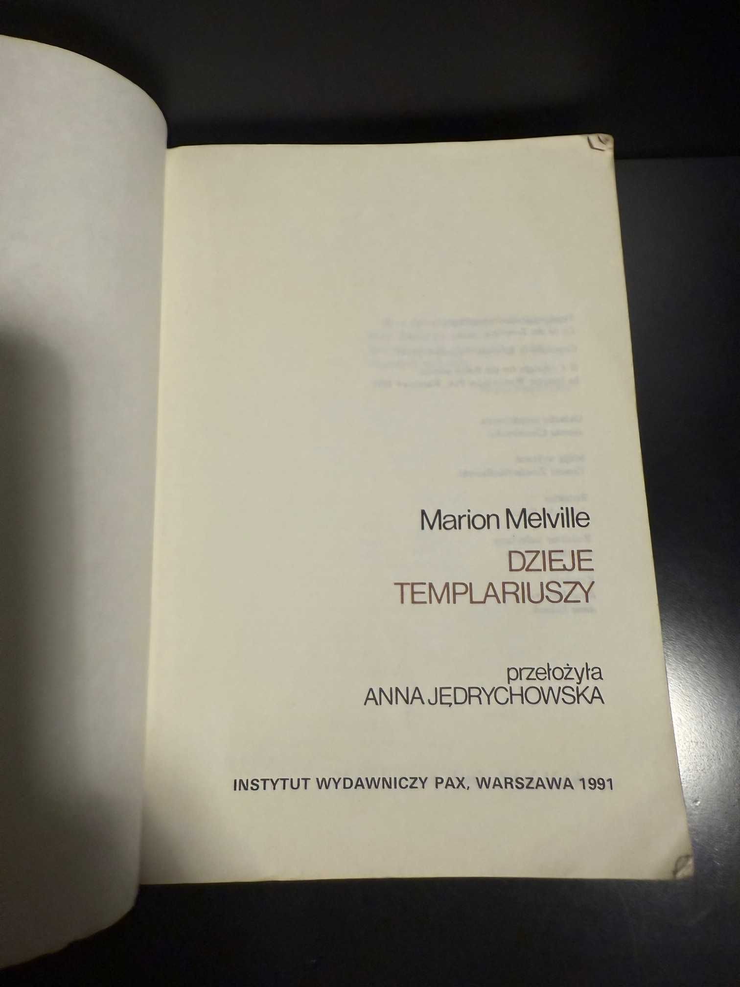 Dzieje Templariuszy, Marion Melville