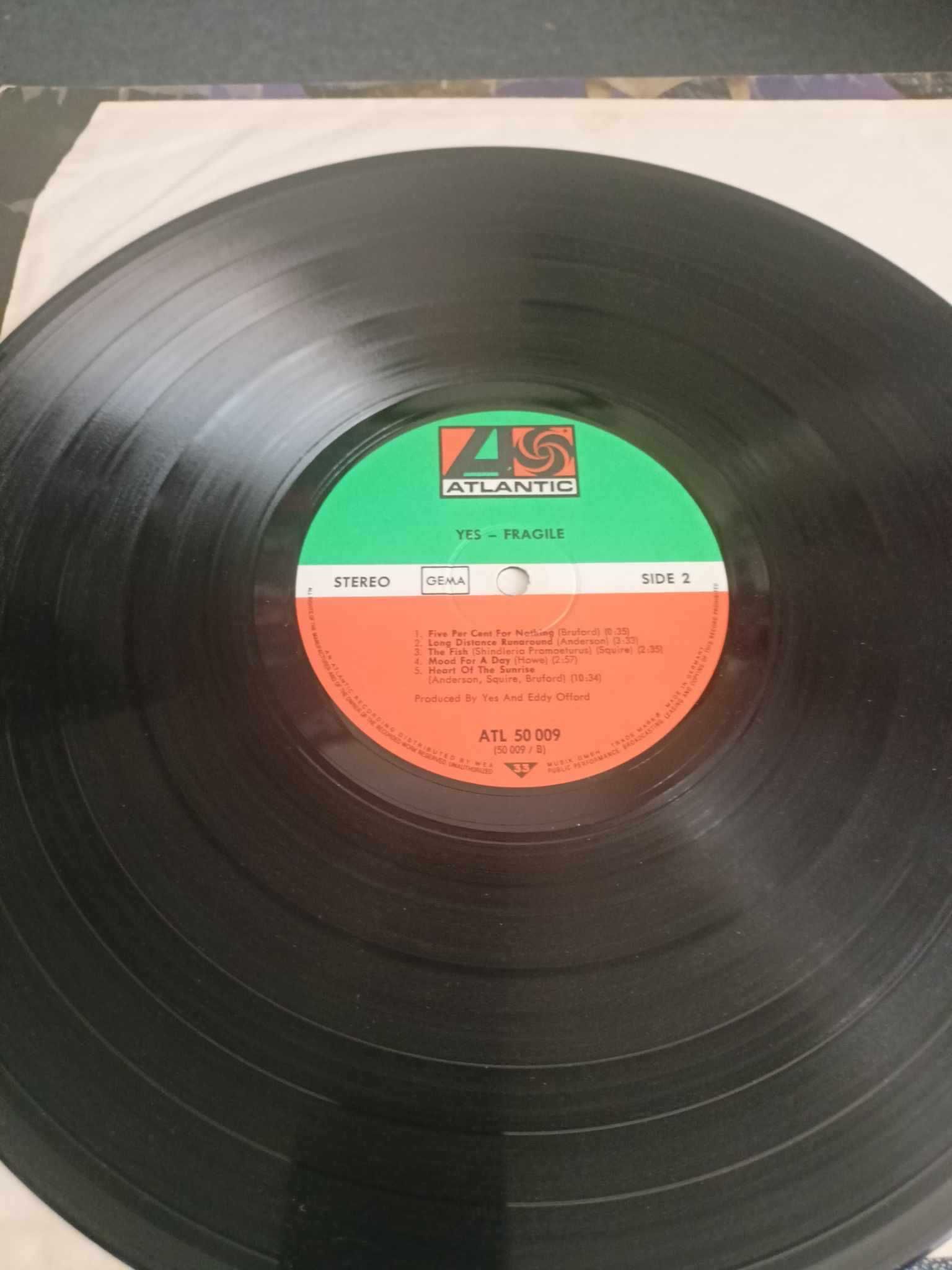 Yes - Fragile, winyl (LP), wczesne wydanie GER, PF - VG/VG+