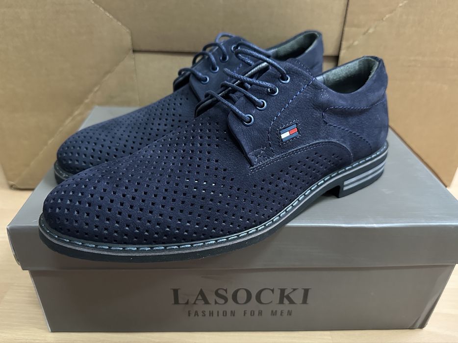 Nowe granatowe buty eleganckie Tommy Hilfiger 41