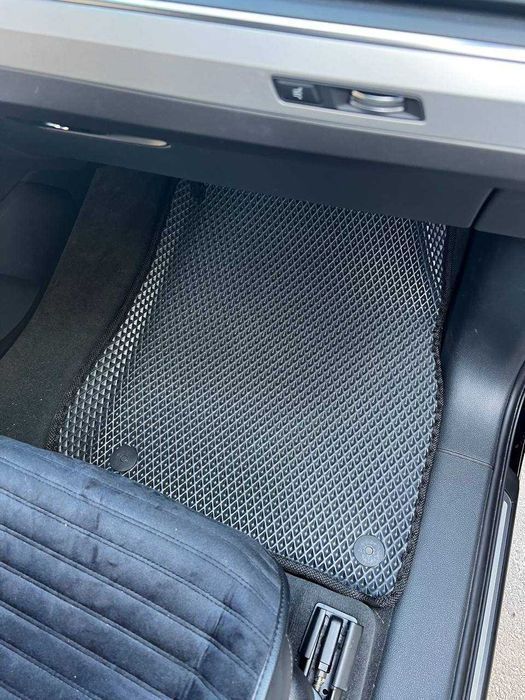 EVA ЕВА ЄВА Коврики в салон 3D з бортом Audi Q 7 2015-2024 3Д Форма