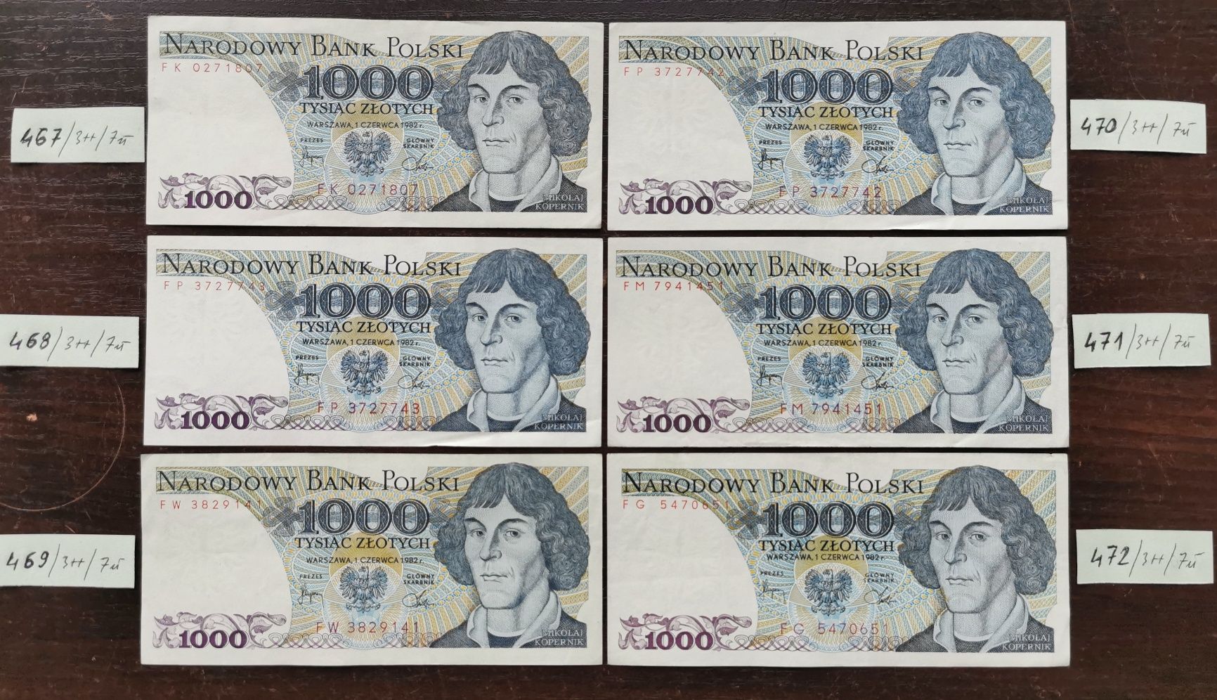 1000 zł 1982r  st. 3++ / 3+