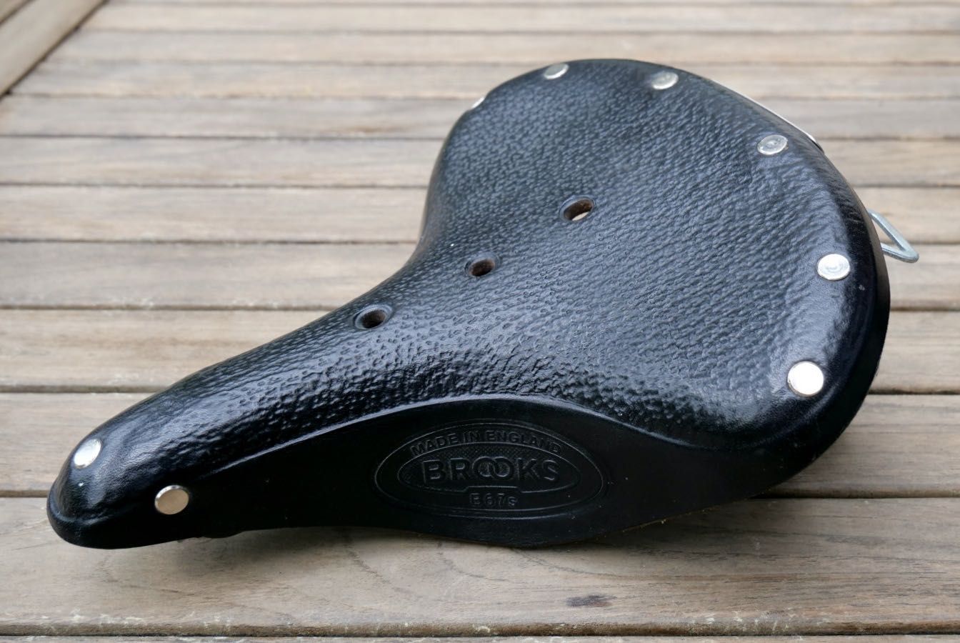 Nowe siodło Brooks B67s, Damskie, skórzane, Made in England, Siodełko!