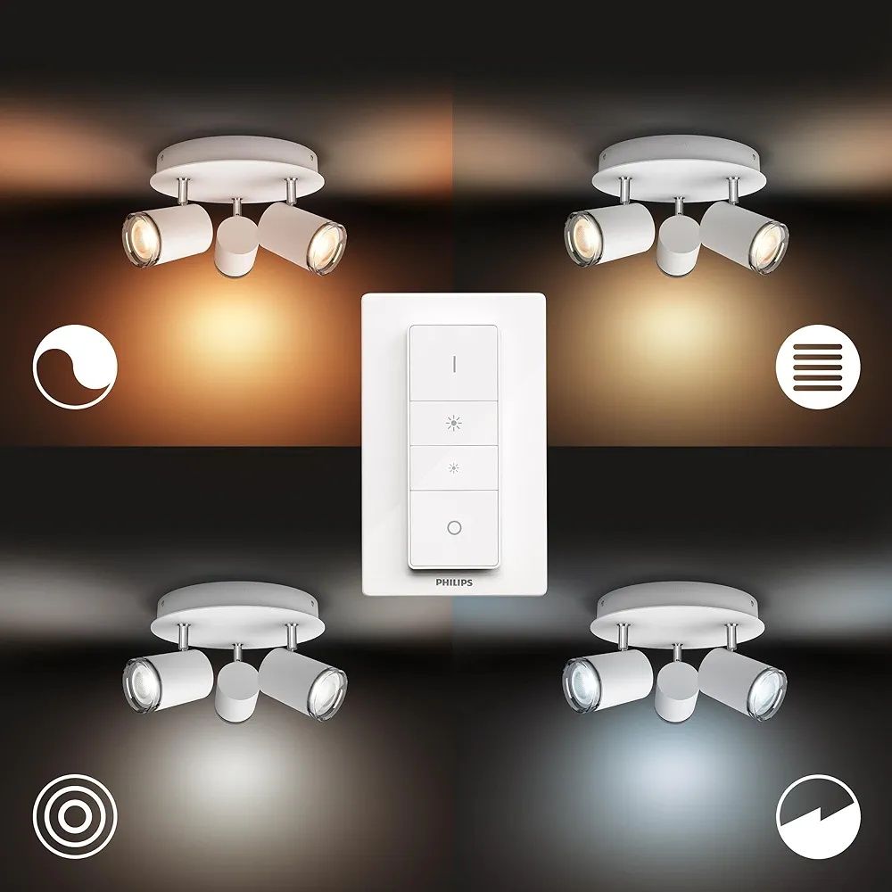 Lampa Philips Hue White ambiance Adore Spot 3 flg.