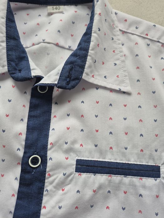 Zestaw koszul chłopięcych SLIM-FIT 140cm