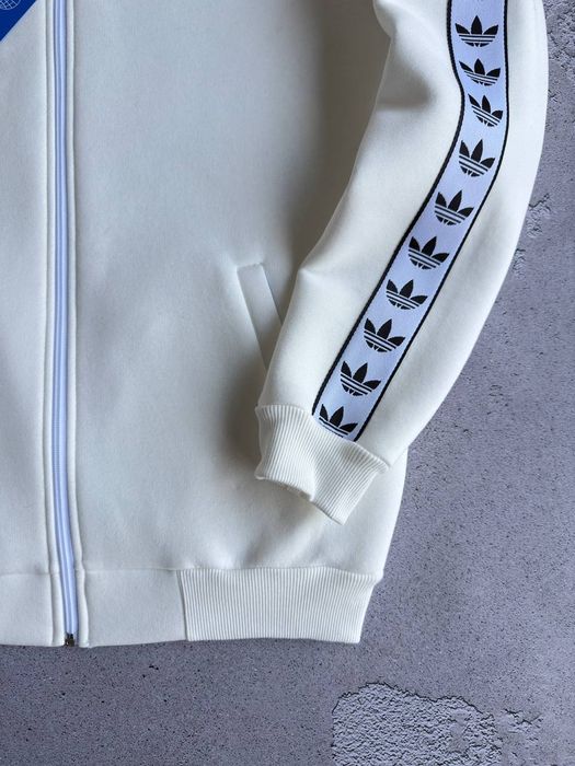 Тепла олімпійка Adidas. ТОП якість. Зипка Адідас Зима. Кофта з флісом.