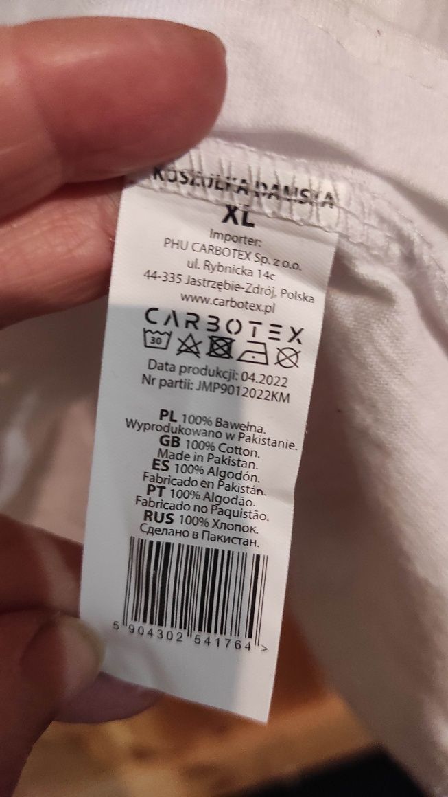 Damski, męski, unisex t-shirt bluzka biala koszulka nowa coca-cola xl