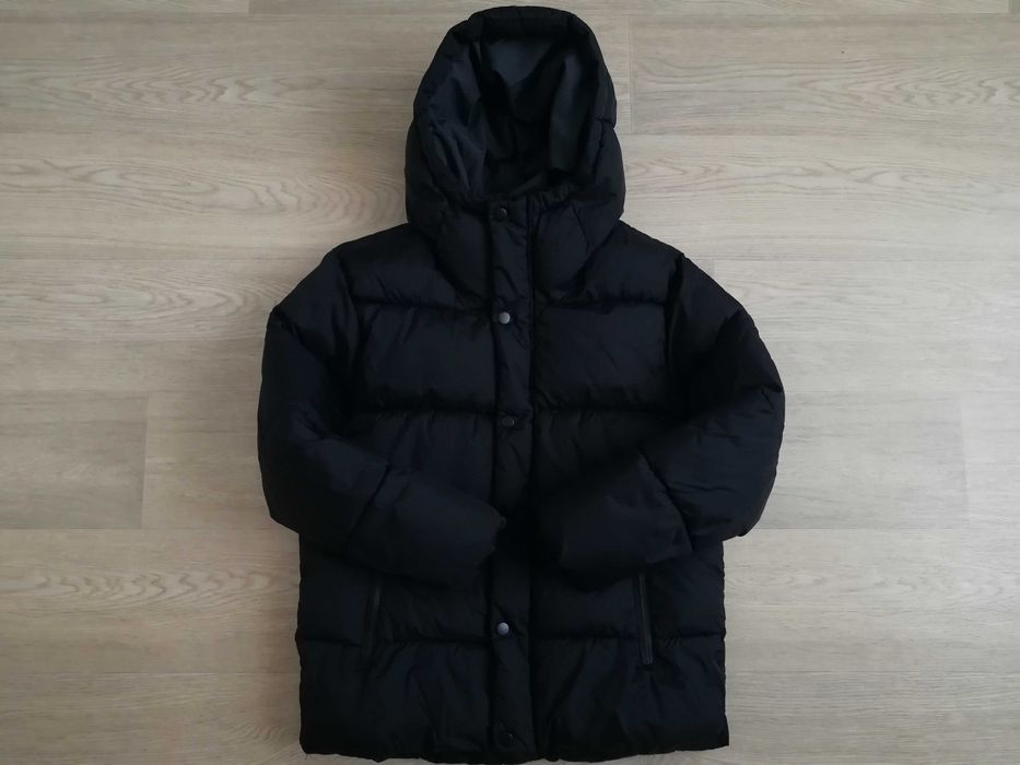 Куртка зимова чорна стильна Zara 152 см 11 - 12 років
