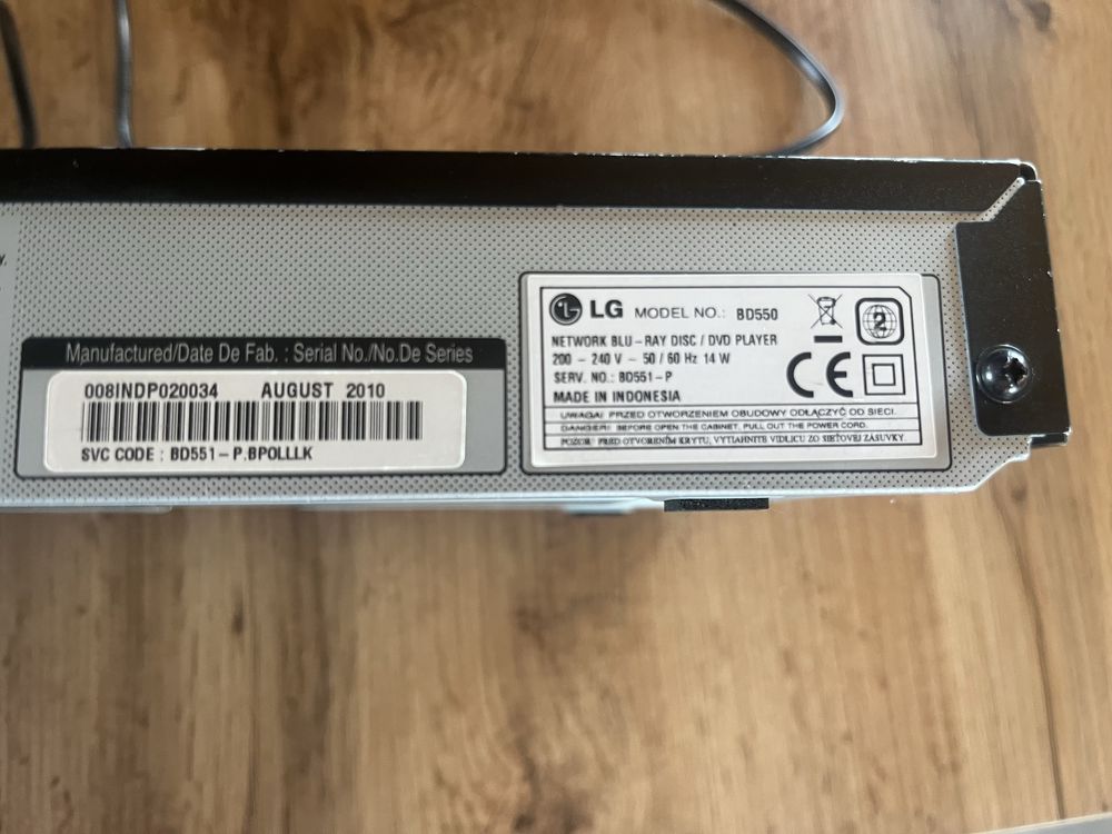 Odtwarzacz Blu-ray LG BD55