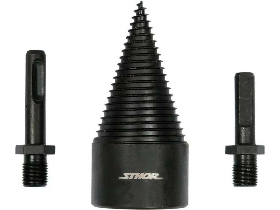 Свердло-дровокол для дриля або перфоратора ВЕЛИКЕ (діаметр 4,5 см)