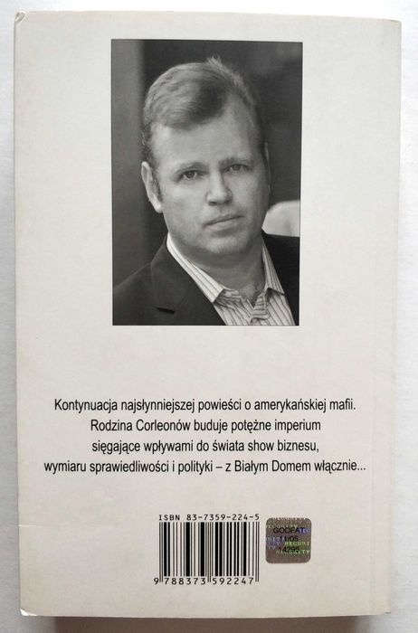 Powrót Ojca Chrzestnego, Mark Winegardner, UNIKAT!