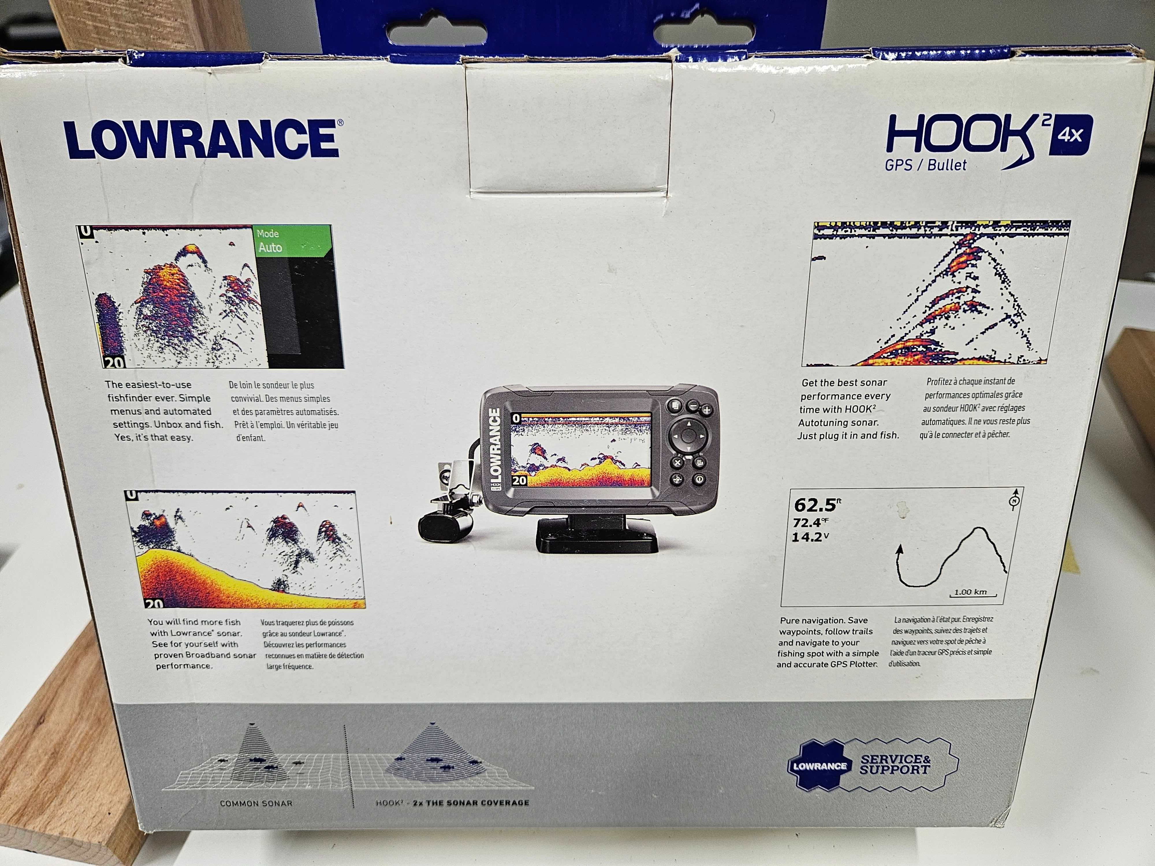 Echosonda LOWRANCE HOOK2 4x. GPS