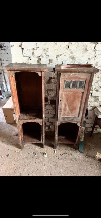 Szafka secesyjna przedwojenna stara antyk wystroj vintage secesja