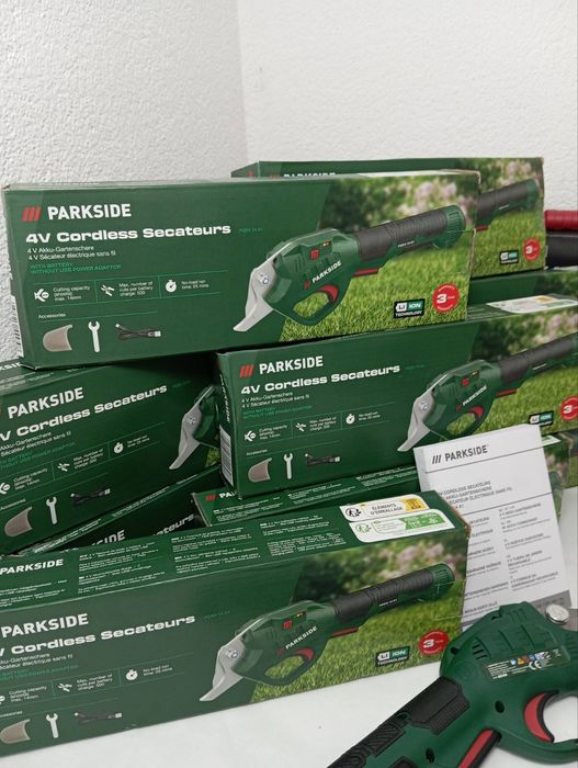 Акумуляторн ножиці PGAS 14 A1, Секатор акумулятор садовий Parkside