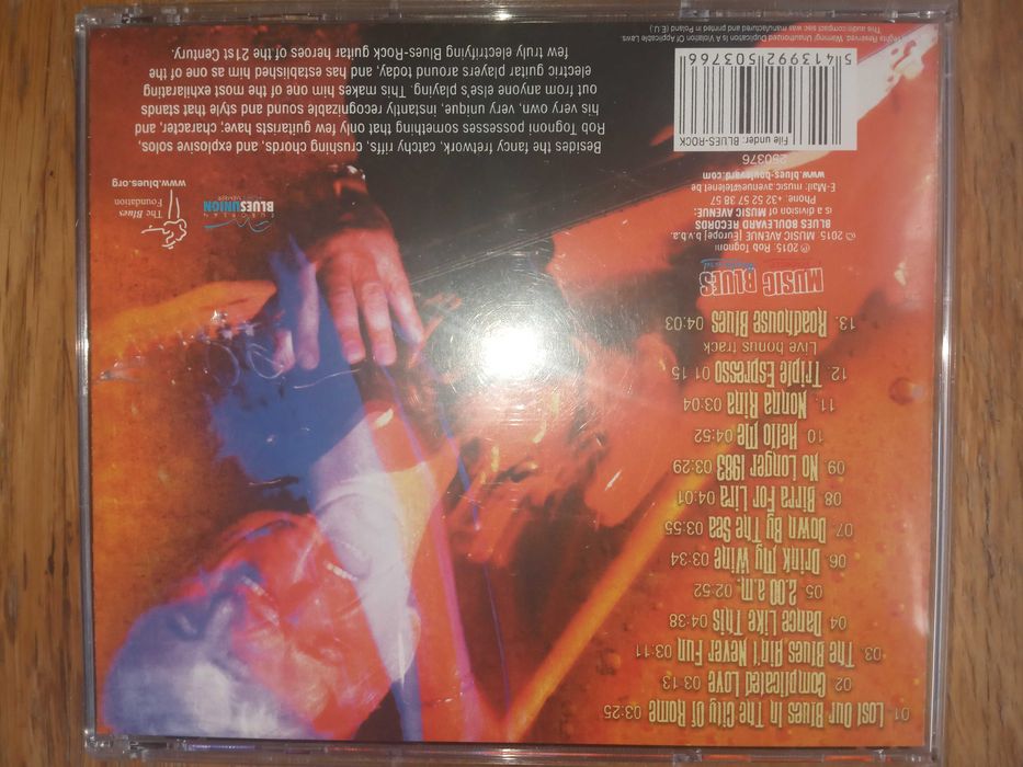 Rob Tognoni – Birra For Lira. CD Blues Boulevard 2015 г.