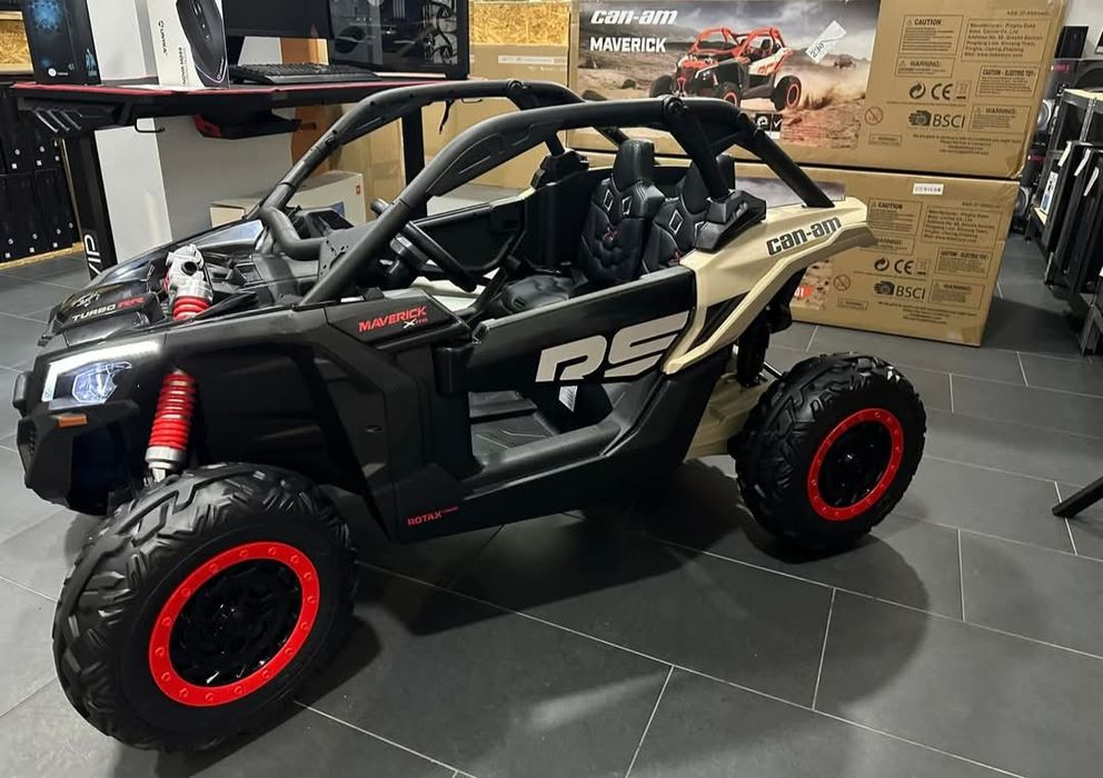 Can am x3 elétrico crianca 4 motores 24v original