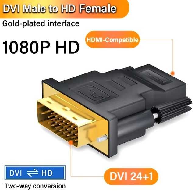 Переходник Адаптер Кабель Шнур DisplayPort DP HDMI DVI VGA с аудио