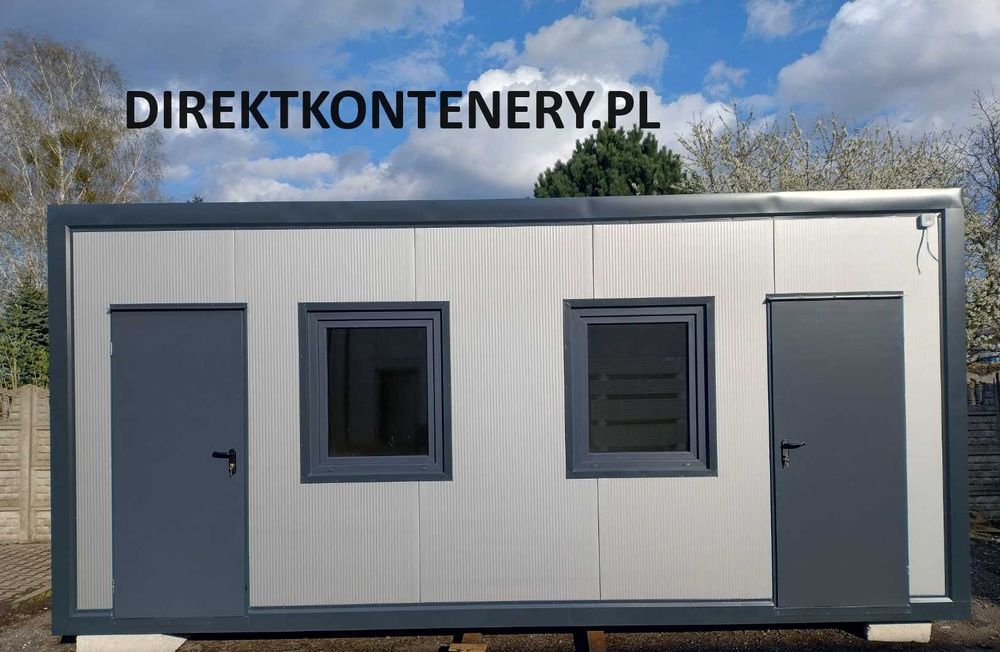 Kontener biurowy mobilny dzielony 6x2,5m PRODUCENT