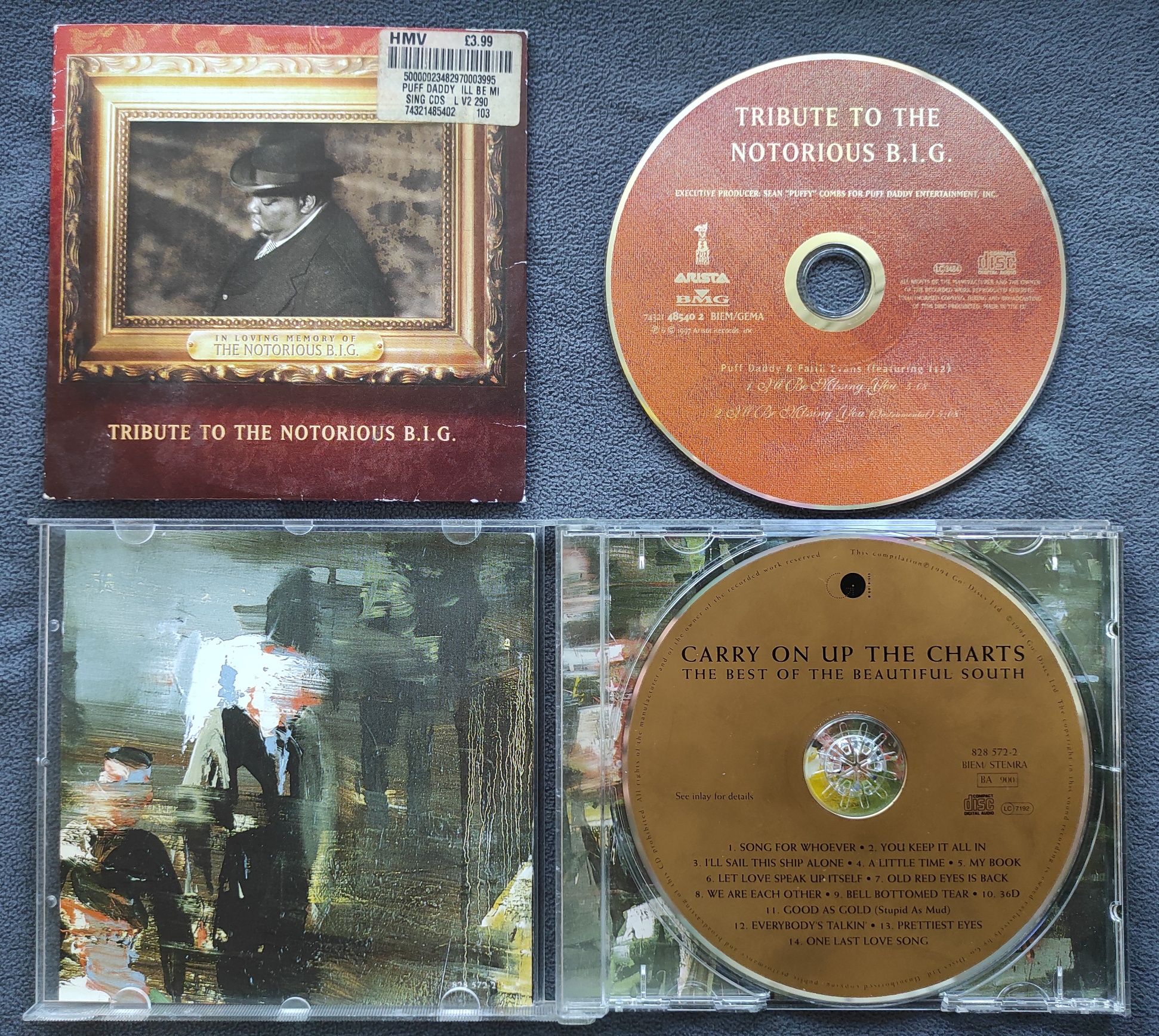 Фирменные CD диски Morcheeba, Beck, Puff Daddy, The Beautiful South