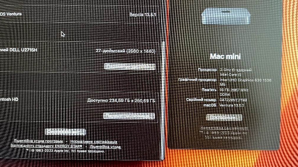 !Майже нові! Apple MacMini Late 2018 a1993 (i5/16/32gb/256) Space Grey