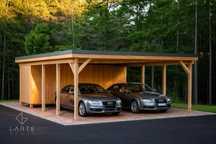 Wiata + pomieszczenie gospodarcze 600x772 Producent